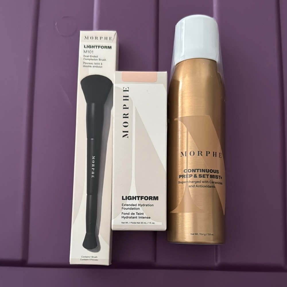 Morphe Lightform Brush and Continuous Setting Mist